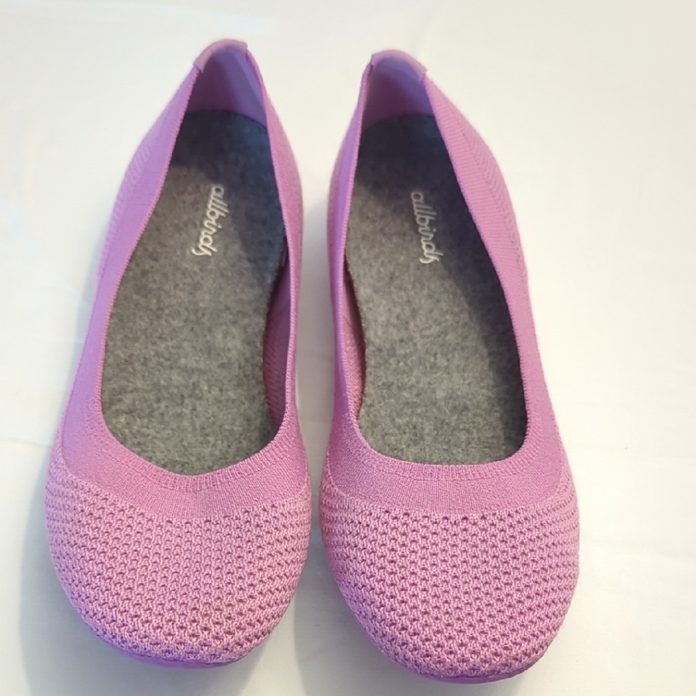 Allbirds Women's Tree Breezers Starfish Purple (Pink) Ballet Flat Sz 8.5